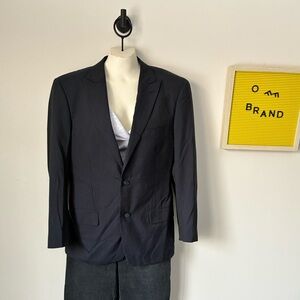 Bachrach Navy Pinstripe Men's Blazer